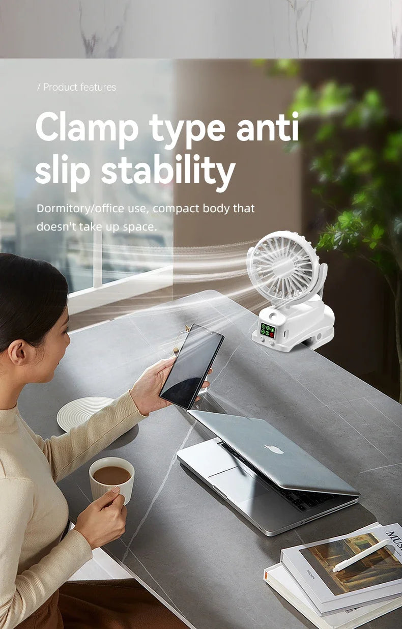 Refrigerating Clip Spray Fan