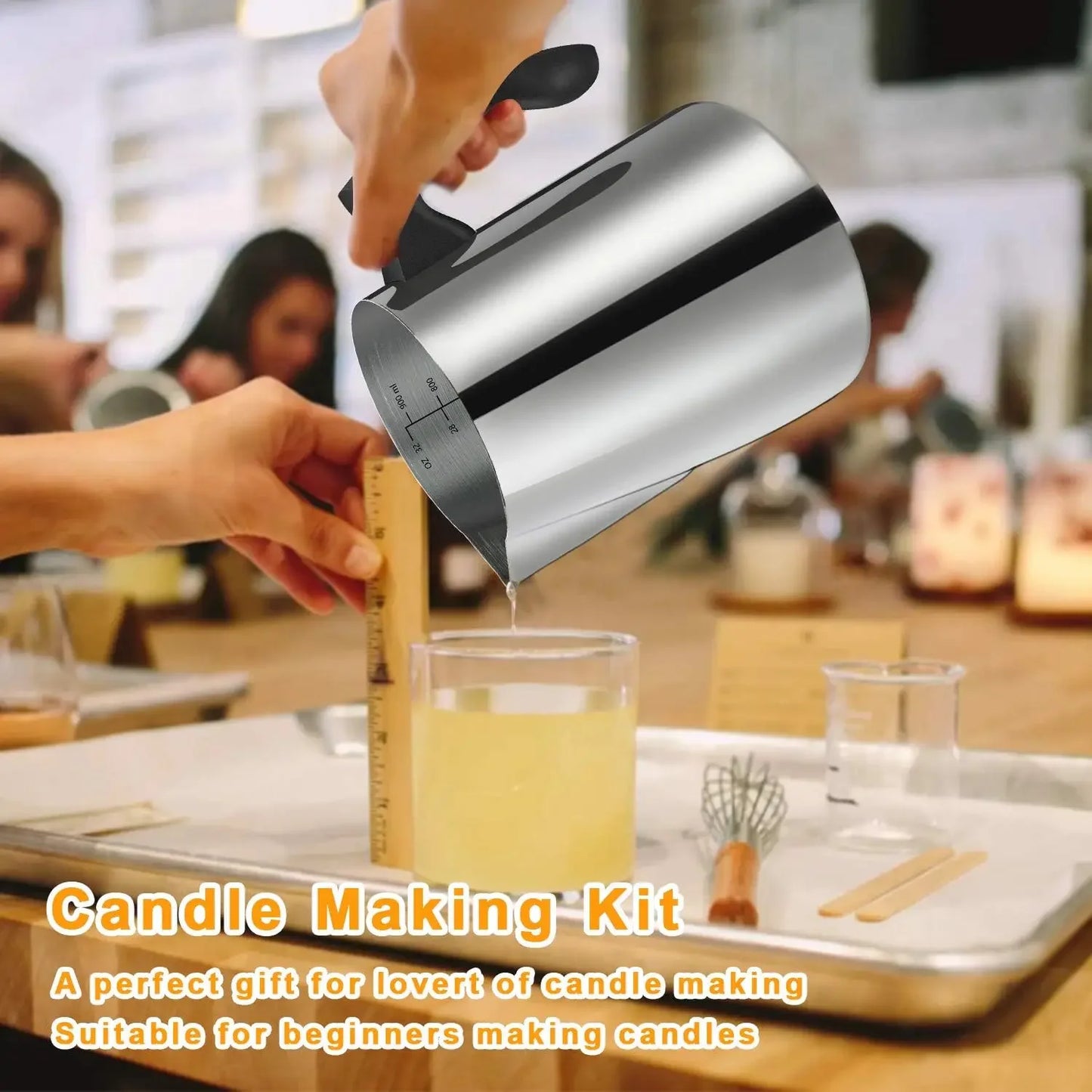 Gemos Candle Making Kit with 500W Electronic Stove
