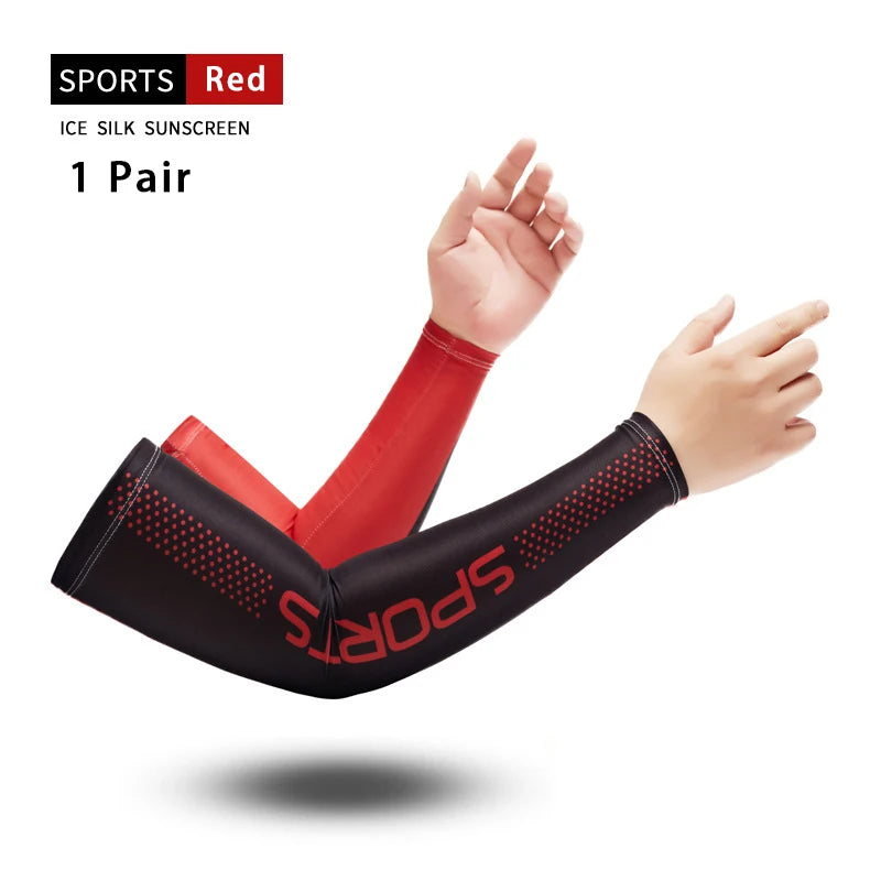 1 pair Cool Cycling Sport Cooling Arm Sleeves