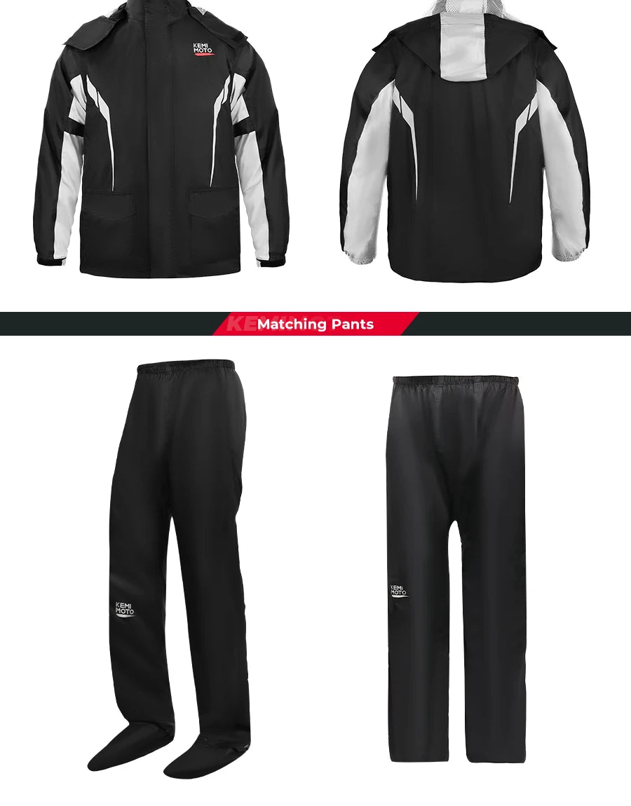 Summer Motorcycle Raincoat Rain Jacket Pants