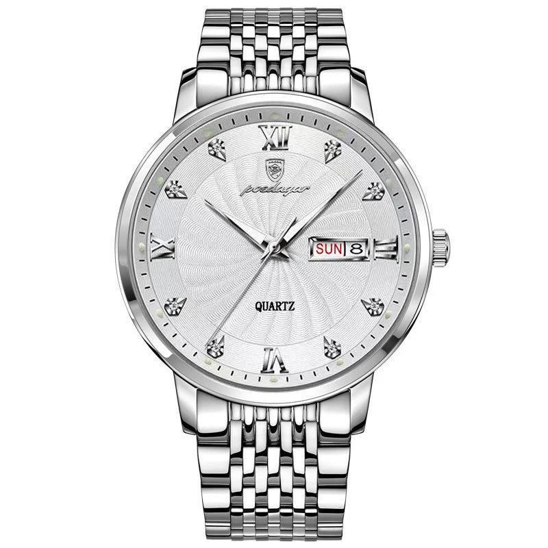 POEDAGAR Luxury Brand Man Watch Waterproof Luminous
