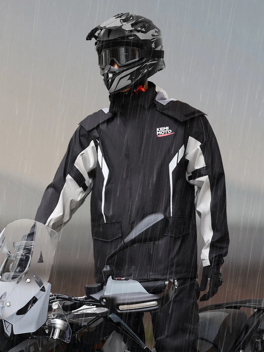 Summer Motorcycle Raincoat Rain Jacket Pants
