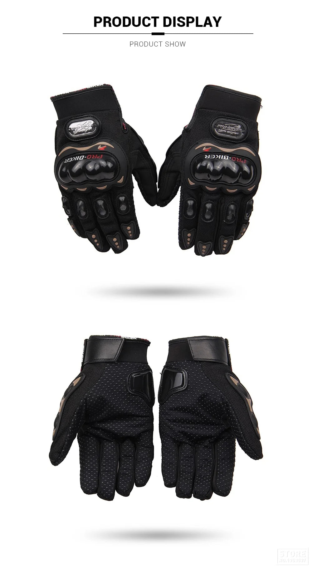 Motorcycle Gloves Windproof Waterproof Guantes Moto Men Motorbike Riding Gloves