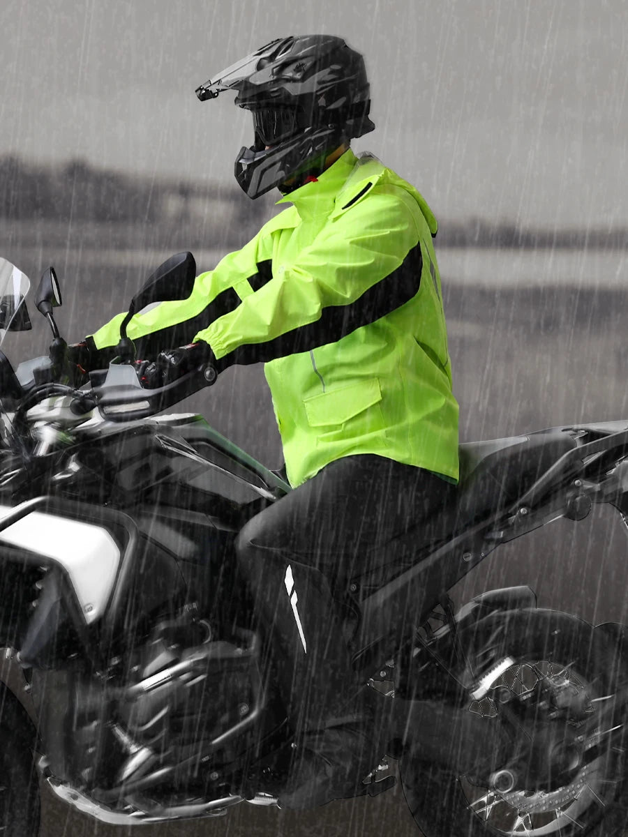 Summer Motorcycle Raincoat Rain Jacket Pants
