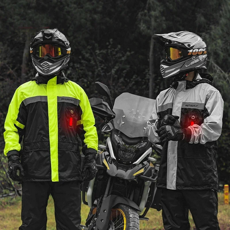 Summer Motorcycle Raincoat Rain Jacket Pants