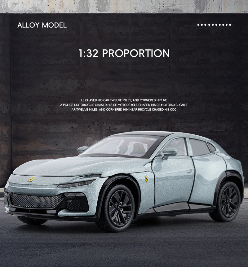 1:32 Purosangues FUV SUV Alloy Sports Car Model
