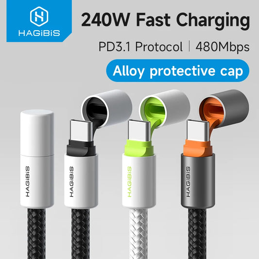 Hagibis USB C to USB C Cable With Protective Cap