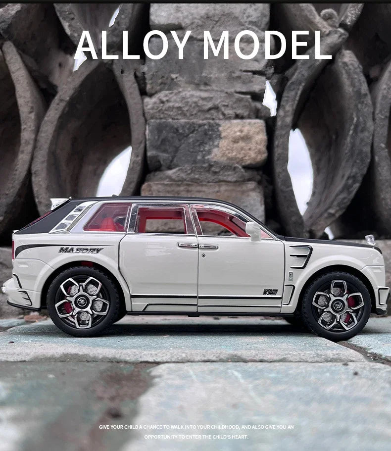 1:24 Rolls Royce Cullinan Masory SUV Alloy Luxy Car Model