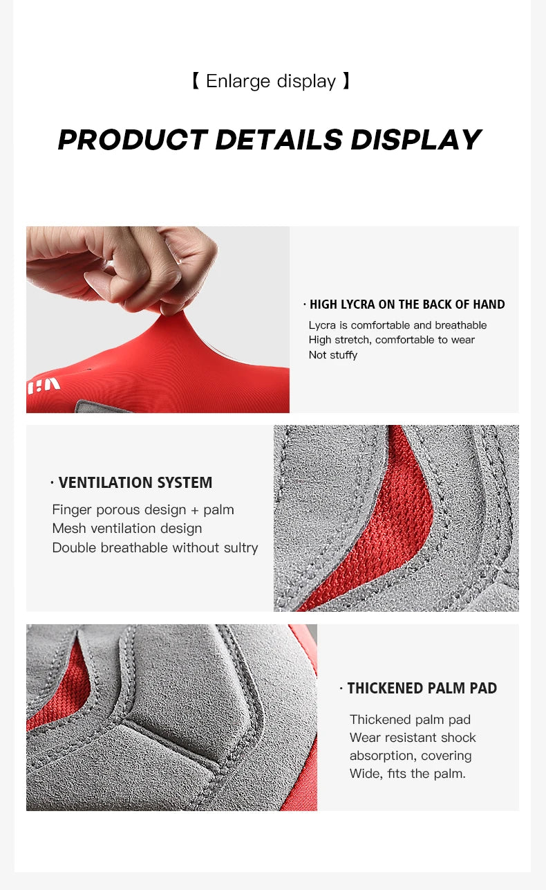 Touch Screen Long Full Fingers Half Fingers Gel Sports Cycling Gloves