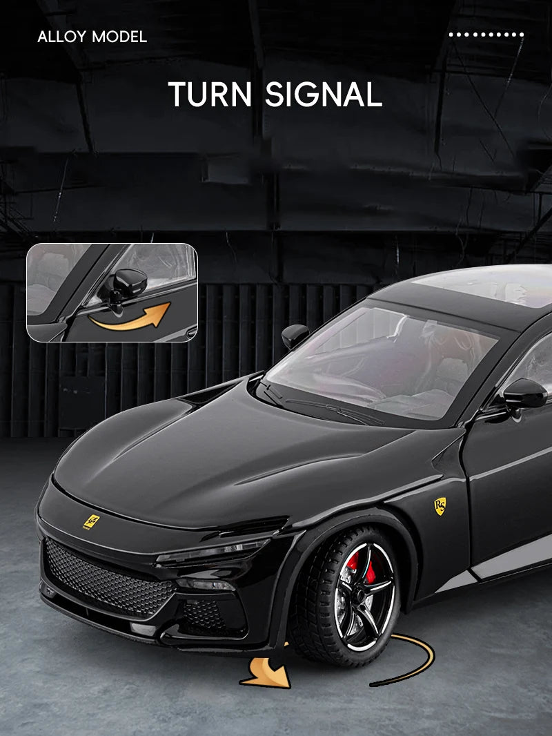 1:24 Purosangues FUV SUV Alloy Sports Car Model