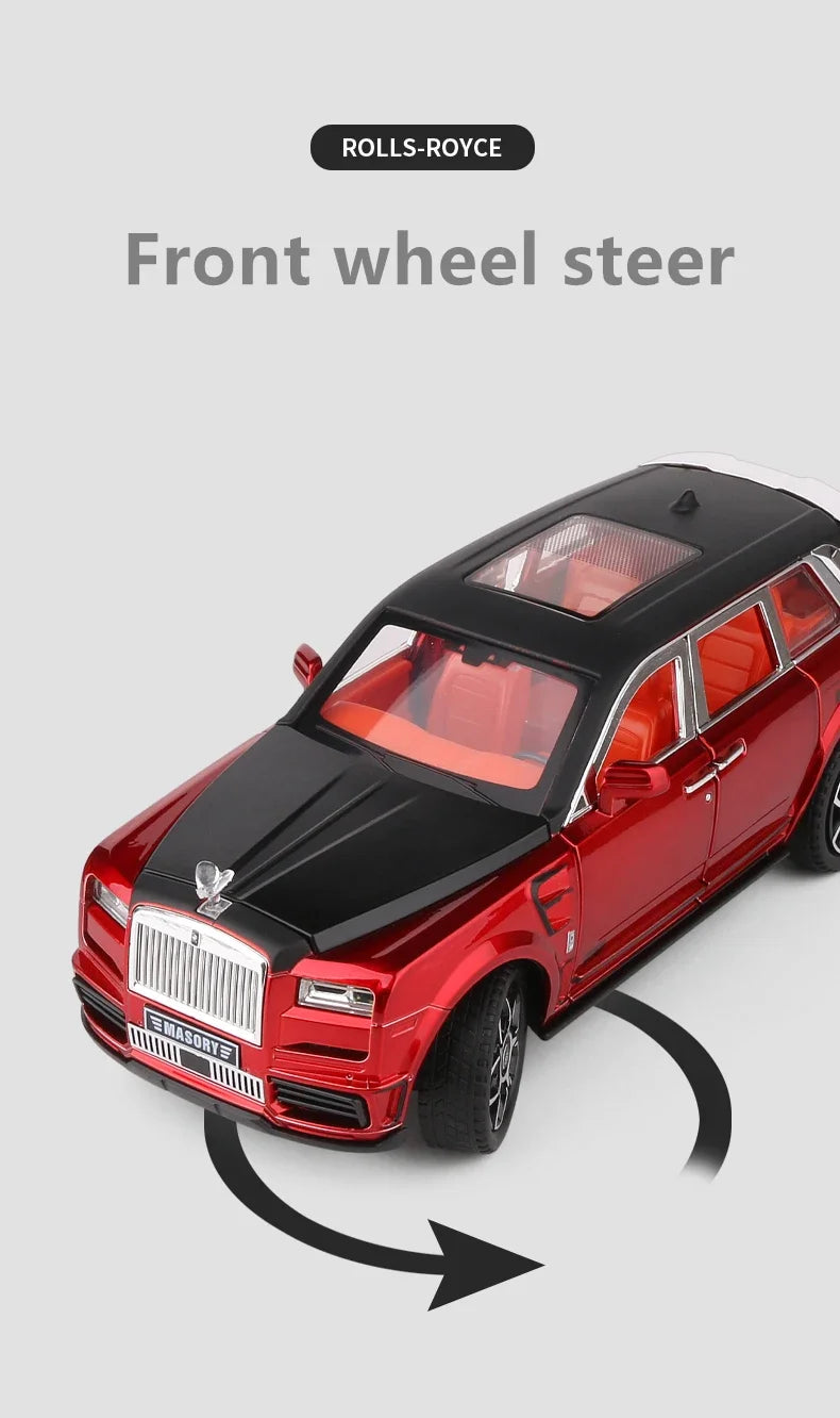 1:24 Rolls Royce Cullinan Masory SUV Alloy Luxy Car Model
