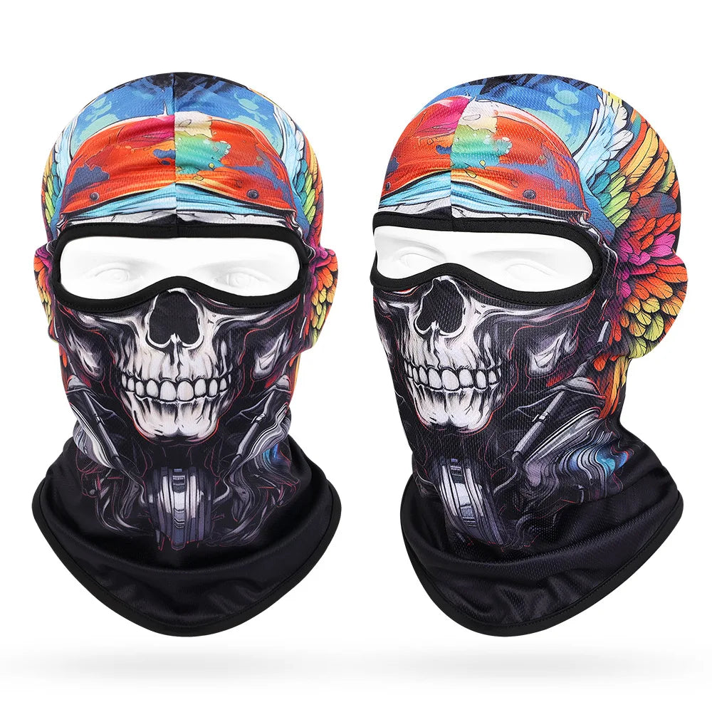 Multifunctional Outdoor Men Balaclava Skull Masks