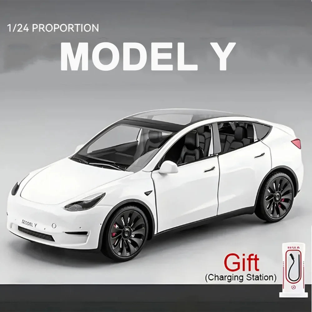 1/24 Scale Model Y Diecast Alloy Toys Models Car