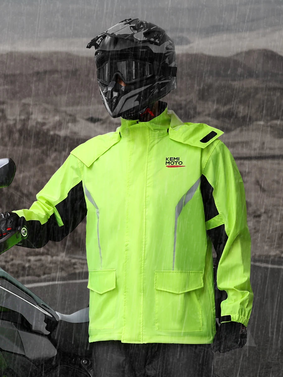 Summer Motorcycle Raincoat Rain Jacket Pants