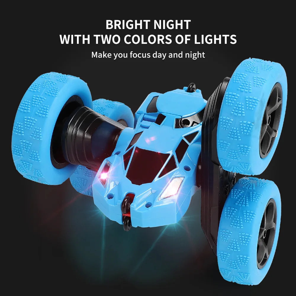 RC Stunt Car Children Double Sided Flip Remote Control 360 Rotation