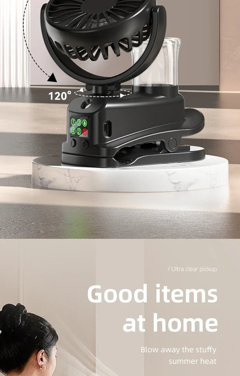 Refrigerating Clip Spray Fan