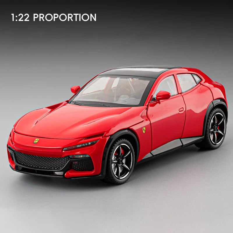 1:22 Purosangue SUV Alloy Car Diecasts & Toy Vehicles Metal Toy Car Model