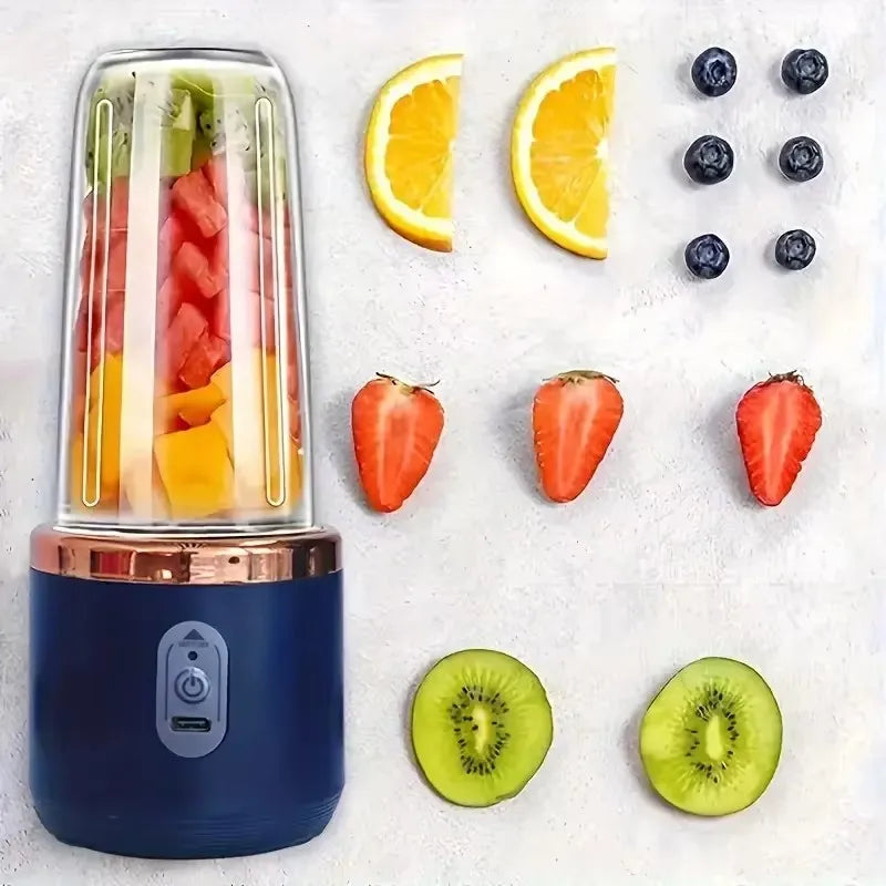1pc handheld blender bottle 6 blades Multifunction juice blender