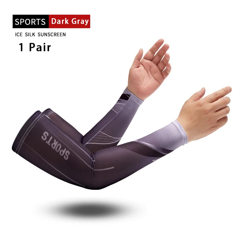 1 pair Cool Cycling Sport Cooling Arm Sleeves