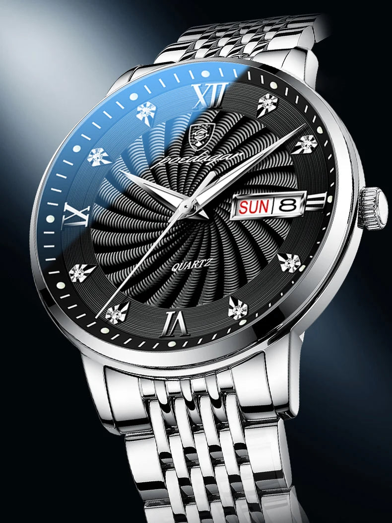 POEDAGAR Luxury Brand Man Watch Waterproof Luminous