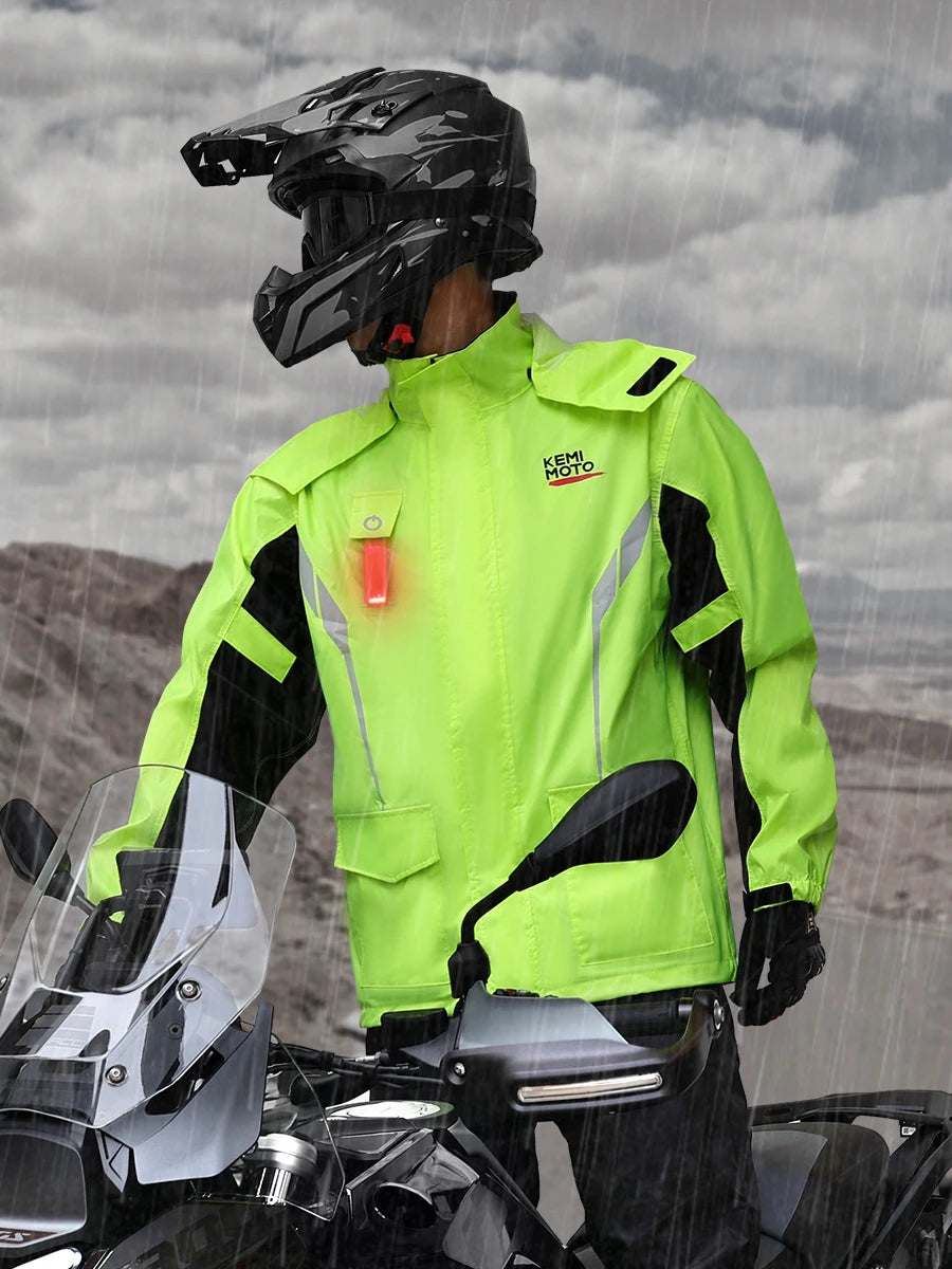 Summer Motorcycle Raincoat Rain Jacket Pants