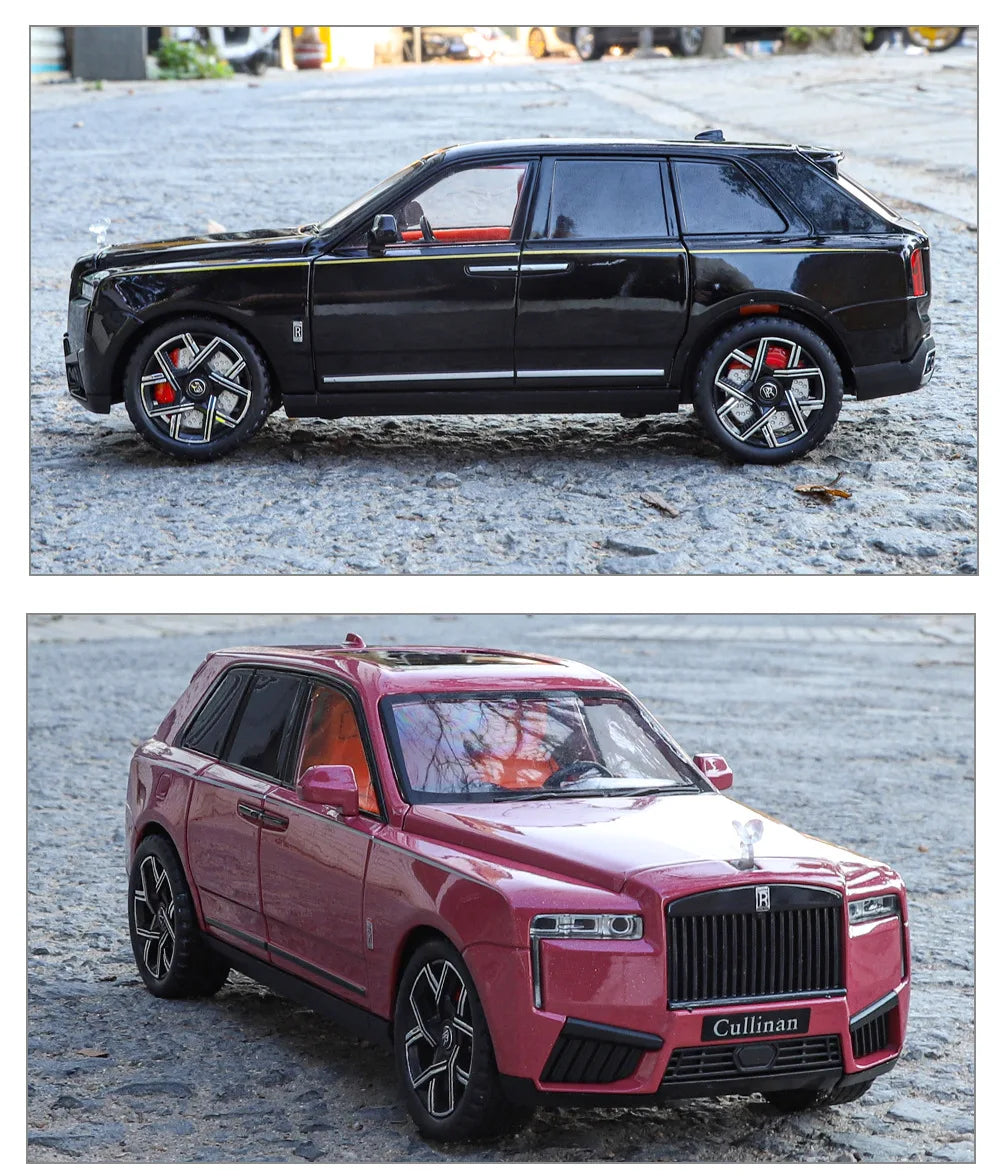 1/24 2025 Rolls Royce SUV Cullinan Alloy Luxury Car Model