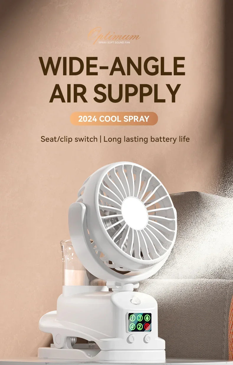 Refrigerating Clip Spray Fan