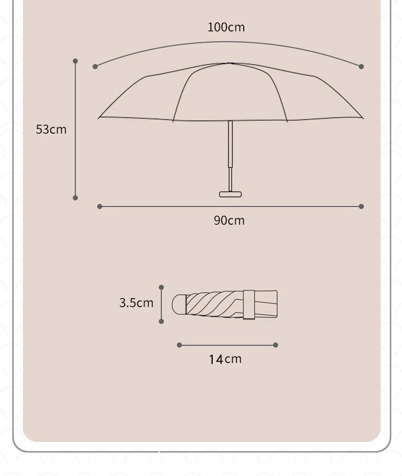 Mini Compact Pocket Umbrella