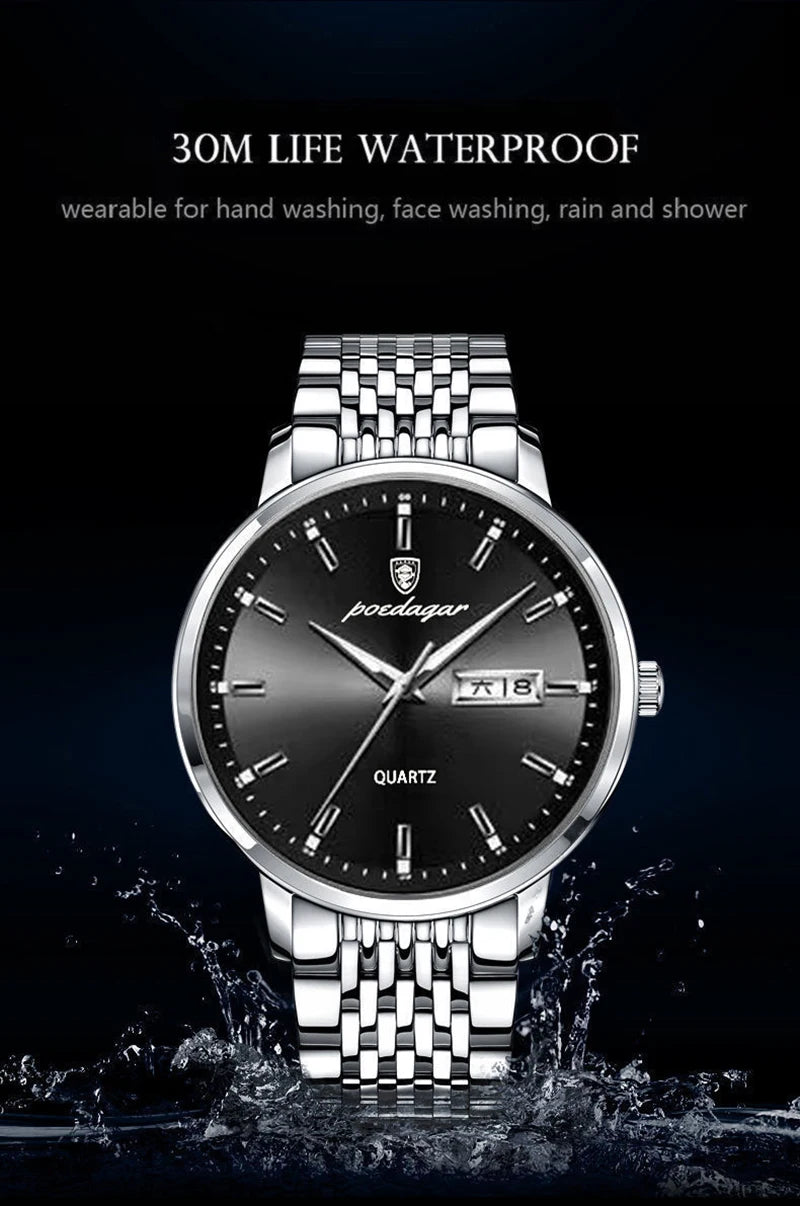 POEDAGAR Luxury Business Men Wristwatches