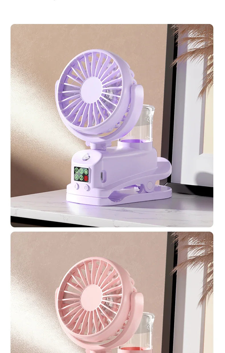 Refrigerating Clip Spray Fan