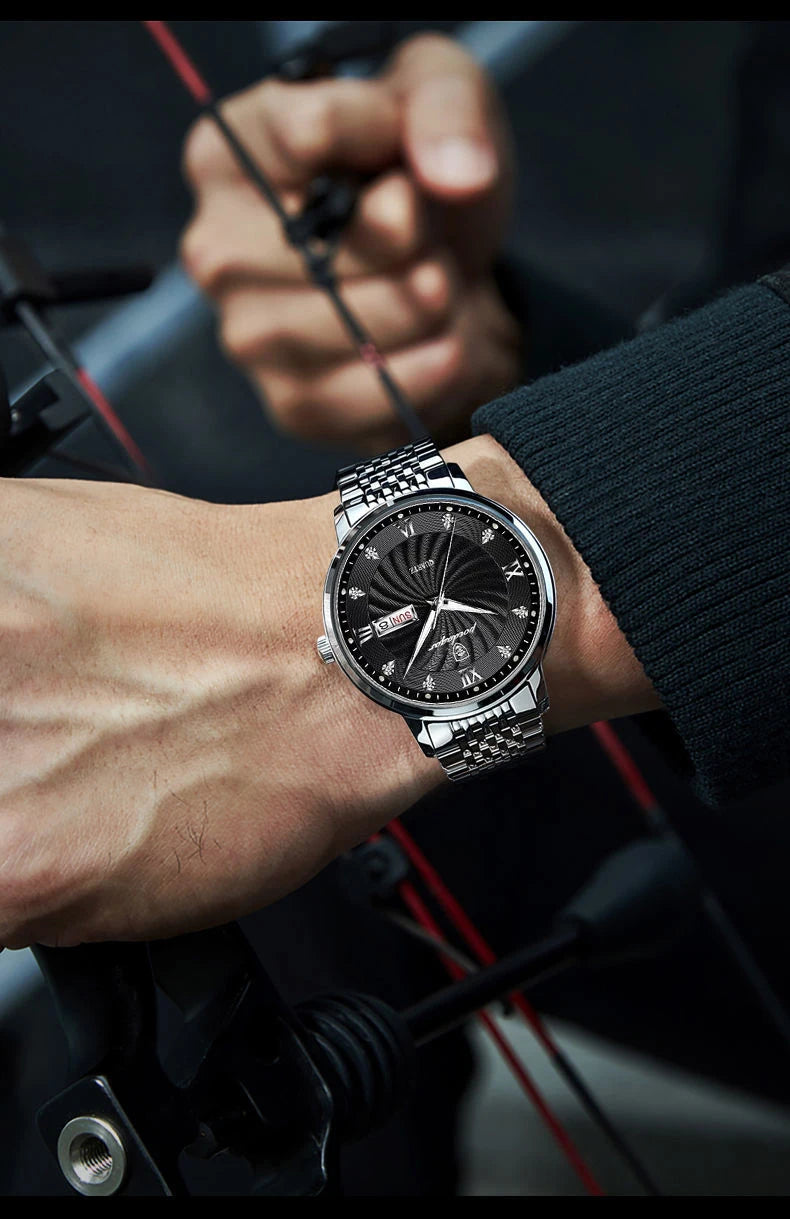 POEDAGAR Luxury Brand Man Watch Waterproof Luminous