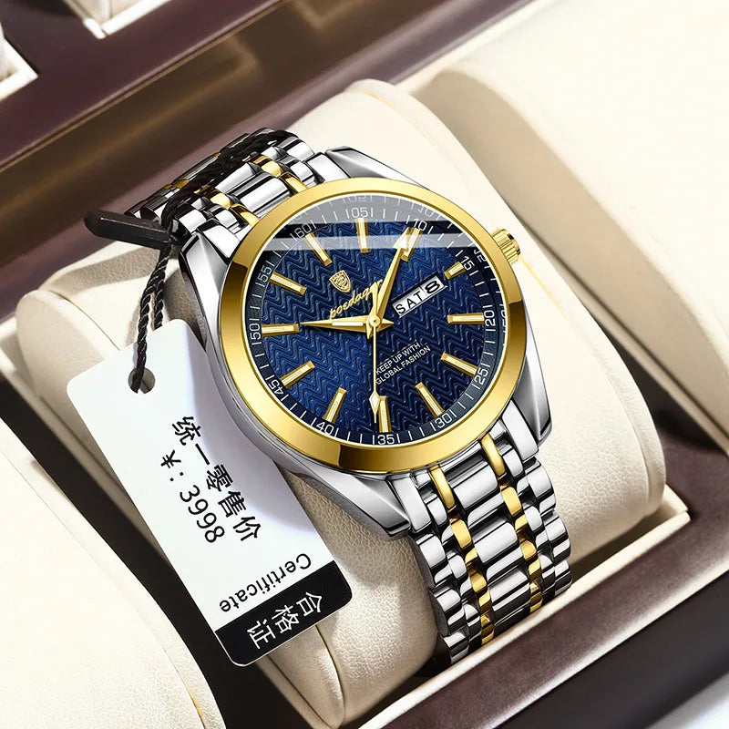 POEDAGAR Luxury Business Men Wristwatches
