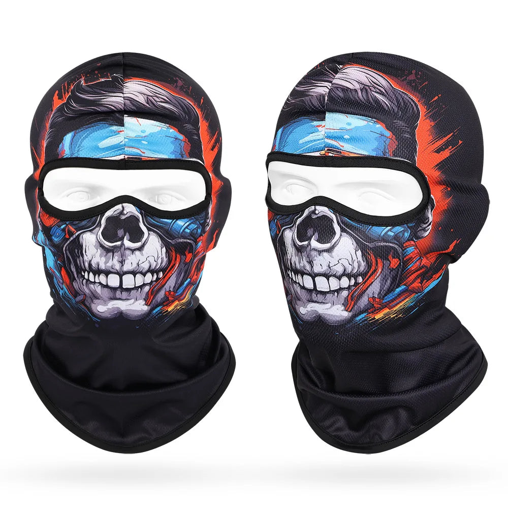 Multifunctional Outdoor Men Balaclava Skull Masks
