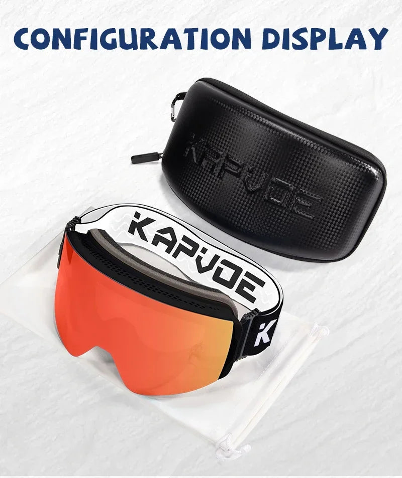 Kapvoe Photochromic Ski Goggles