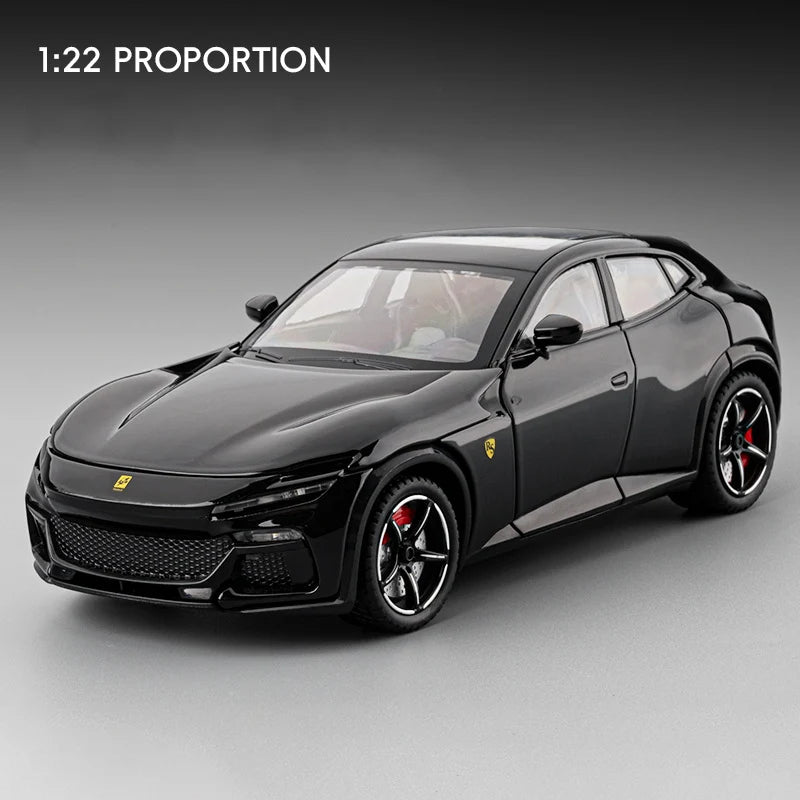 1:22 Purosangue SUV Alloy Car Diecasts & Toy Vehicles Metal Toy Car Model