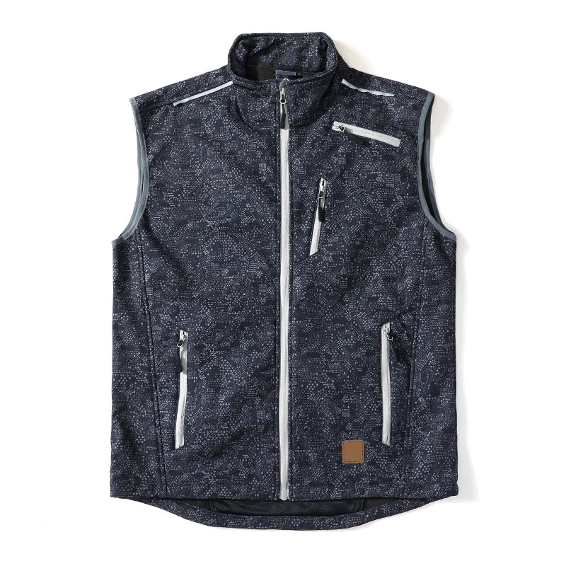 Golf Vest for Men Fleece Softshell Sports Outdoor Hiking Vest